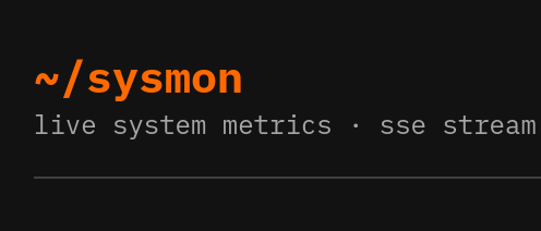 Graph Stream Feed — Real-time System Monitor